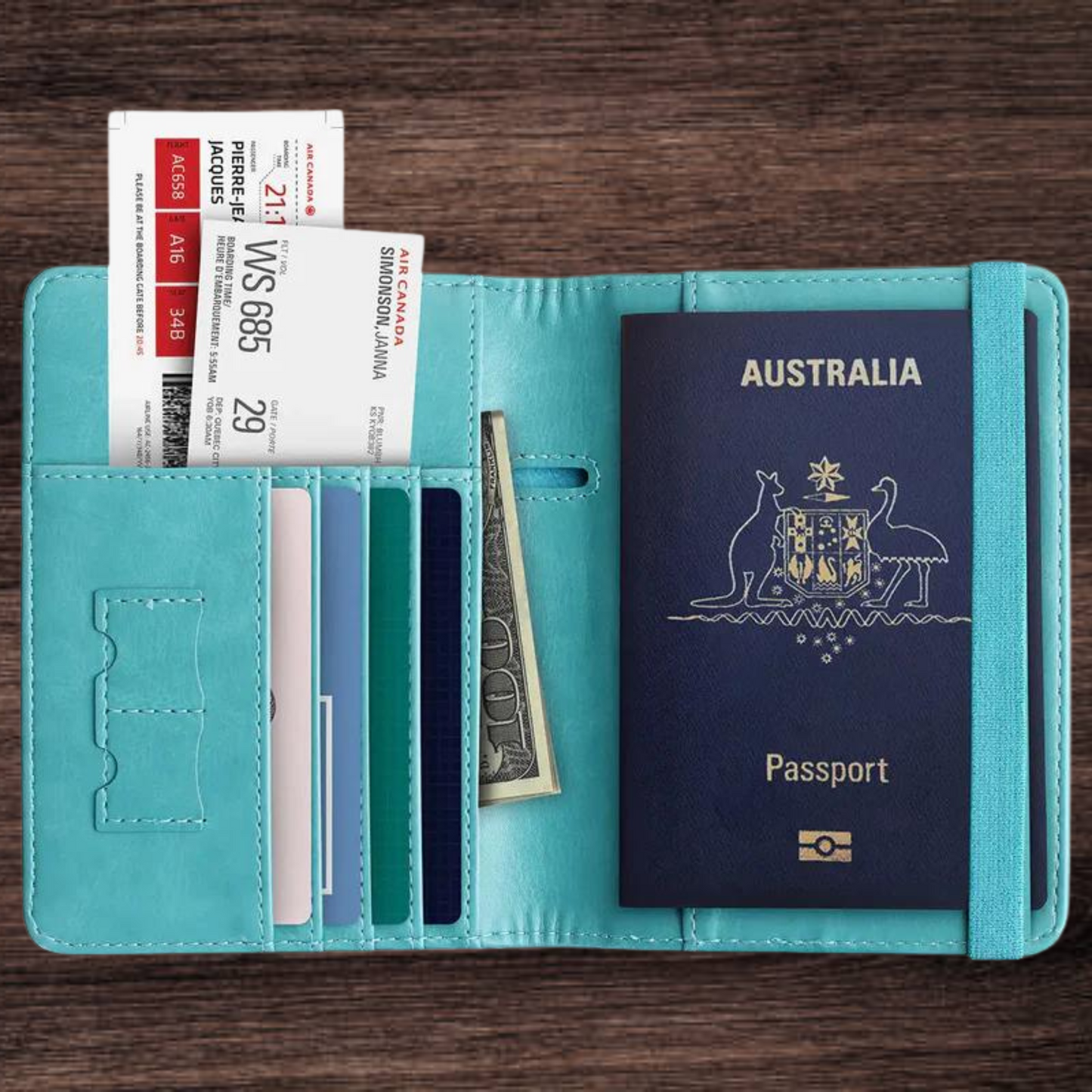 RFID Australian Passport Wallet